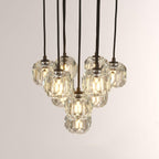 14 Inch Crystal Cluster Chandelier – Boule