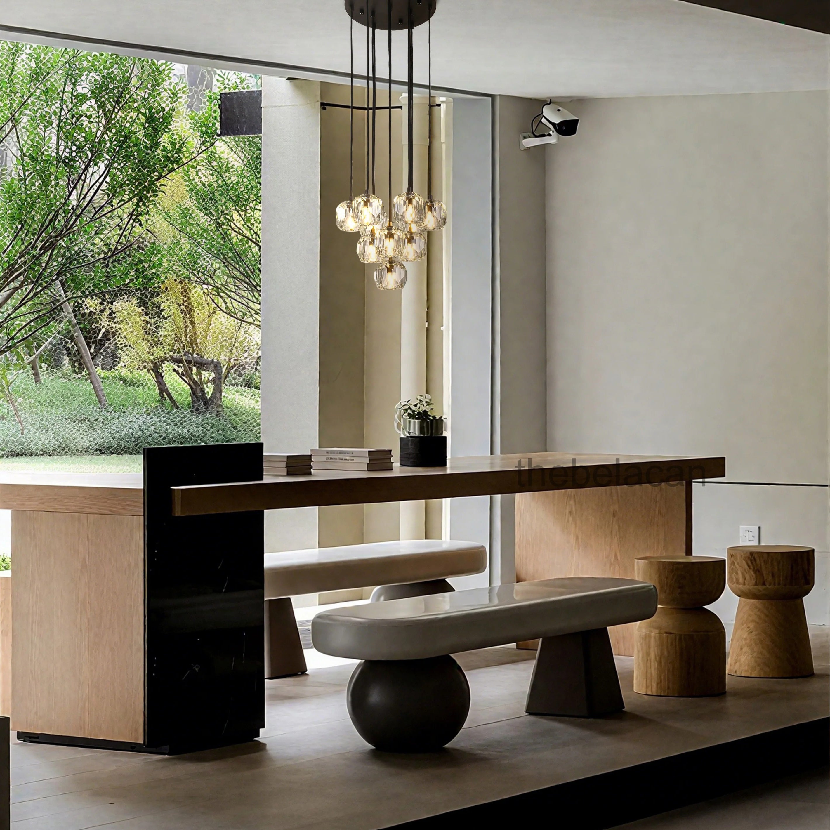 14 Inch Globe Crystal Cascading Chandelier – Boule