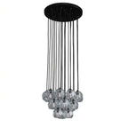 19 Inch Crystal Cluster Chandelier – Boule