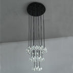 19 Inch Crystal Cluster Chandelier – Boule