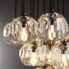 19 Inch Crystal Cluster Chandelier – Boule