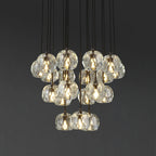 19 Inch Globe Crystal Cascading Chandelier – Boule