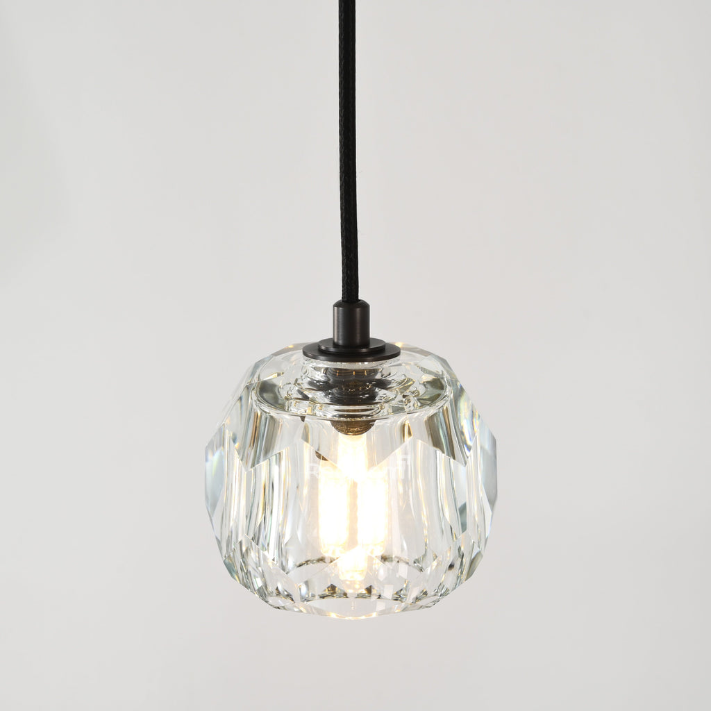 5 Inch Globe Crystal Cord Pendant Light – Boule