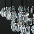 24 Inch Globe Crystal Cascading Chandelier – Boule