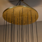 40 Inch Smoked Crystal Globe Cascade Chandelier – Boule