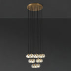 19 Inch Globe Crystal Cascading Chandelier – Boule