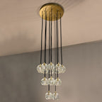 19 Inch Crystal Cluster Chandelier – Boule