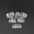 19 Inch Crystal Cluster Chandelier – Boule