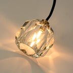 5 Inch Globe Crystal Cord Pendant Light – Boule