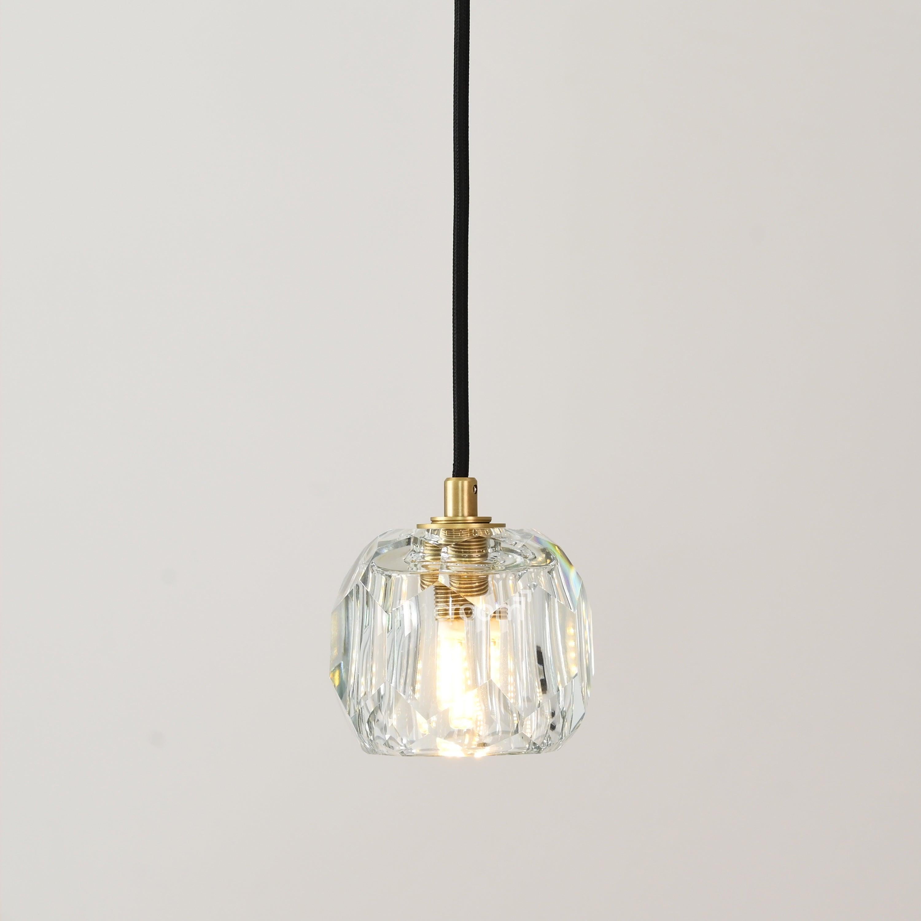 5 Inch Globe Crystal Cord Pendant Light – Boule