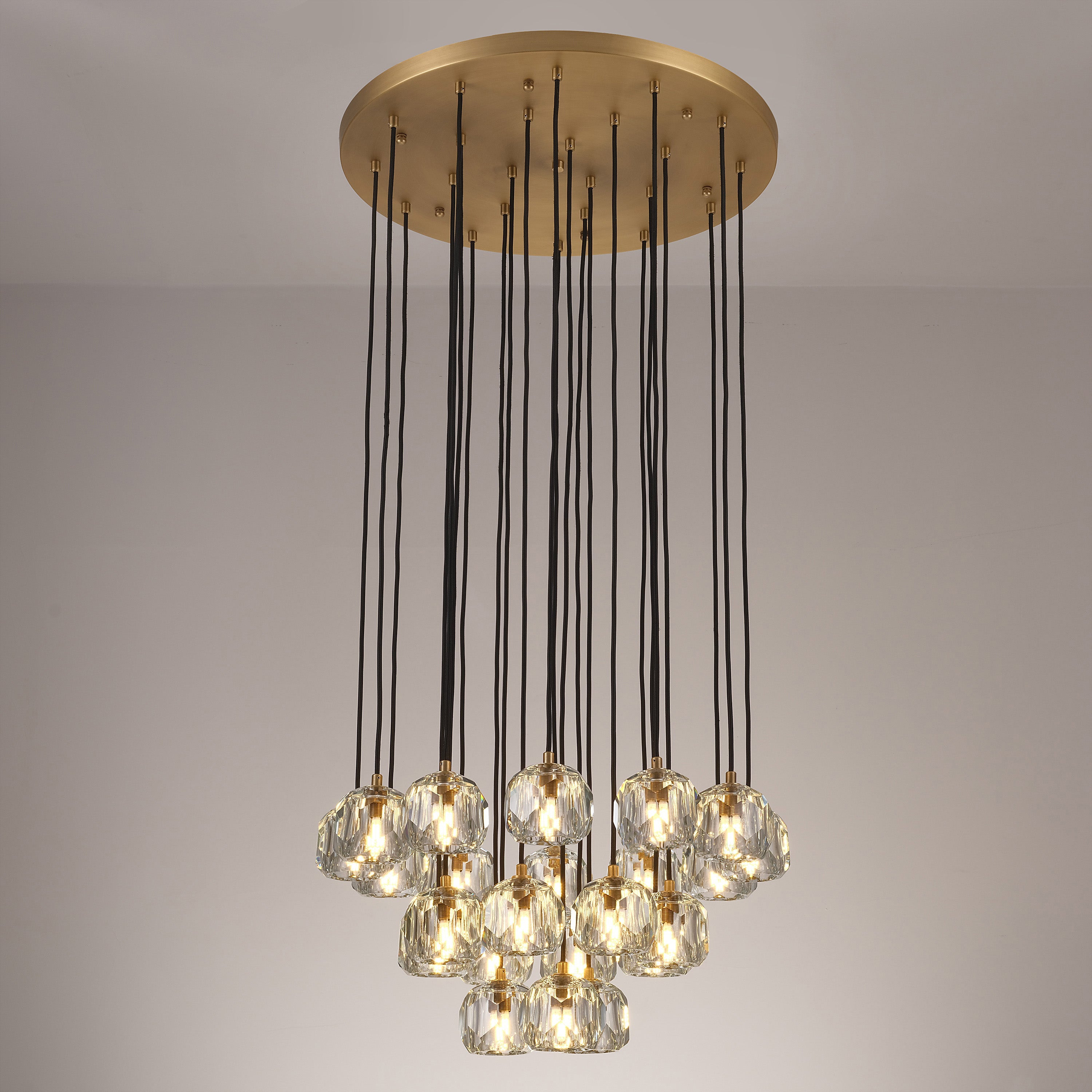 24 Inch Globe Crystal Cascading Chandelier – Boule