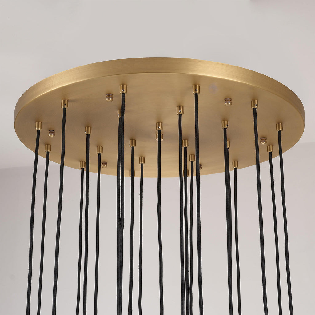 24 Inch Globe Crystal Cascading Chandelier – Boule