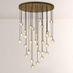 40 Inch Globe Crystal Cascading Chandelier – Boule