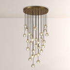 30 Inch Crystal Cluster Chandelier – Boule