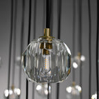 30 Inch Crystal Cluster Chandelier – Boule