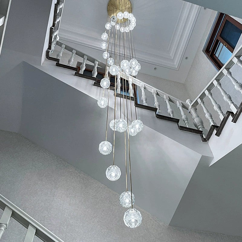 30 Inch Crystal Cluster Chandelier – Boule
