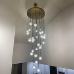 30 Inch Globe Crystal Cascading Chandelier – Boule