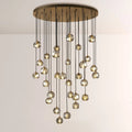 40 Inch Globe Smoked Crystal Cascading Chandelier – Boule