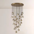 30 Inch Globe Smoked Crystal Cascading Chandelier – Boule
