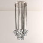 19 Inch Crystal Cluster Chandelier – Boule