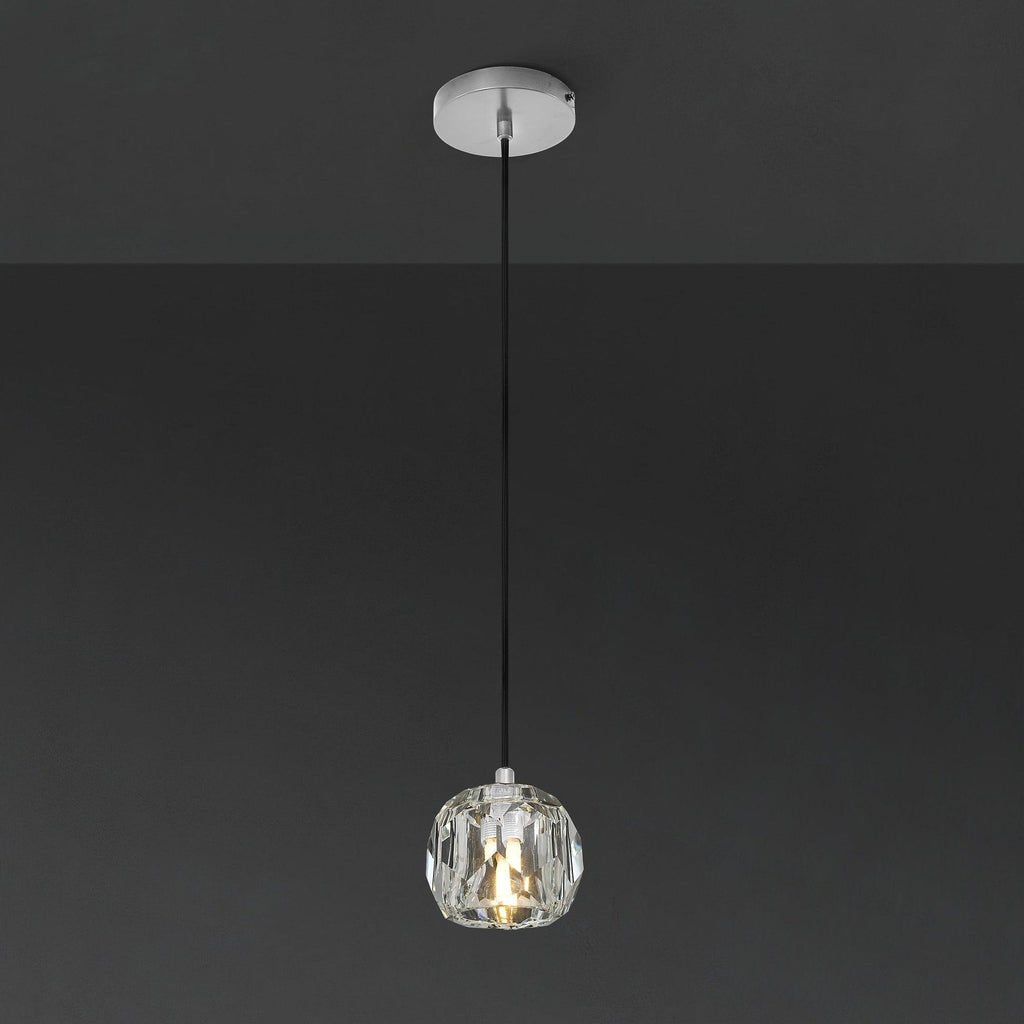 5 Inch Globe Crystal Cord Pendant Light – Boule