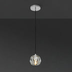 5 Inch Globe Crystal Cord Pendant Light – Boule