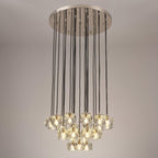 24 Inch Globe Crystal Cascading Chandelier – Boule