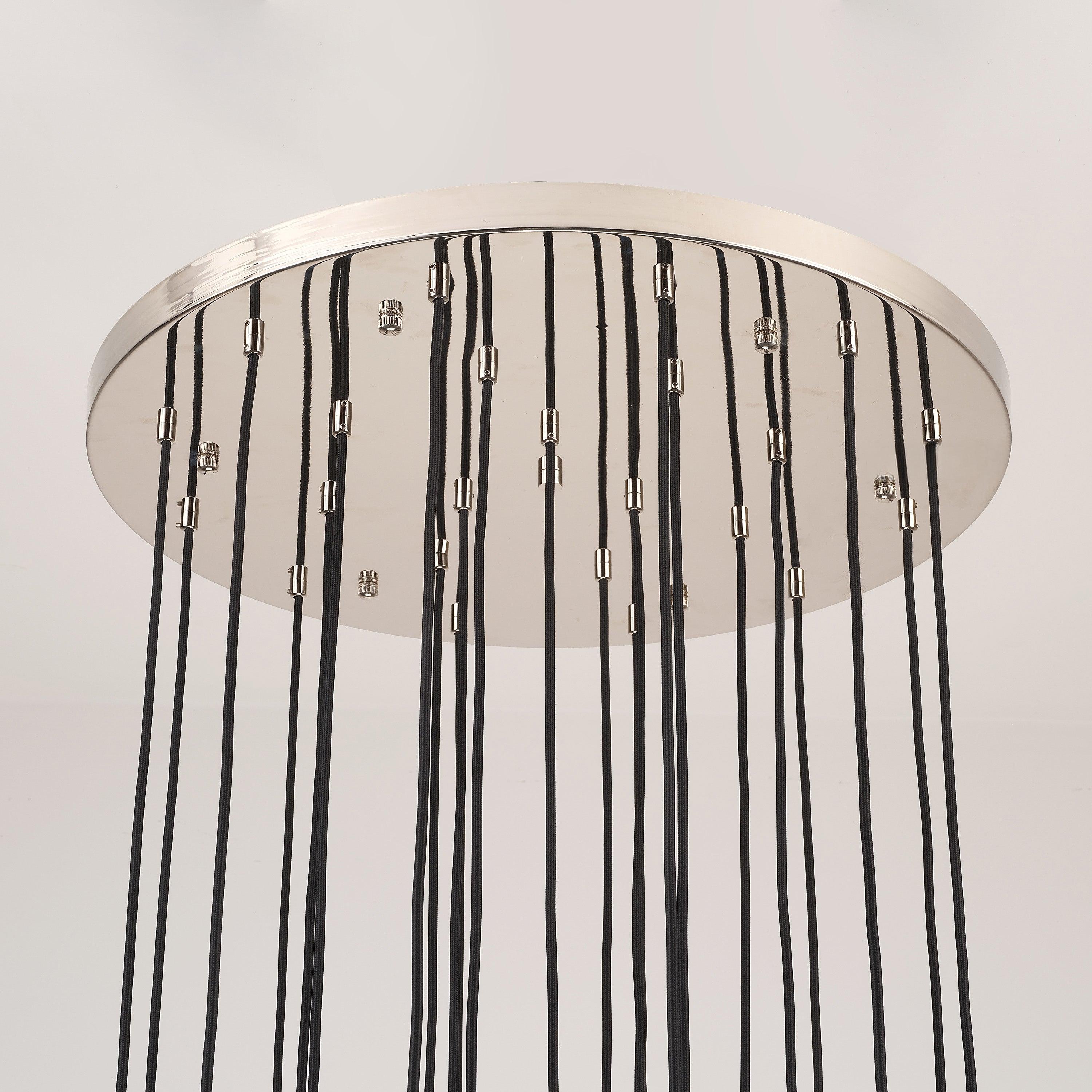 24 Inch Globe Crystal Cascading Chandelier – Boule