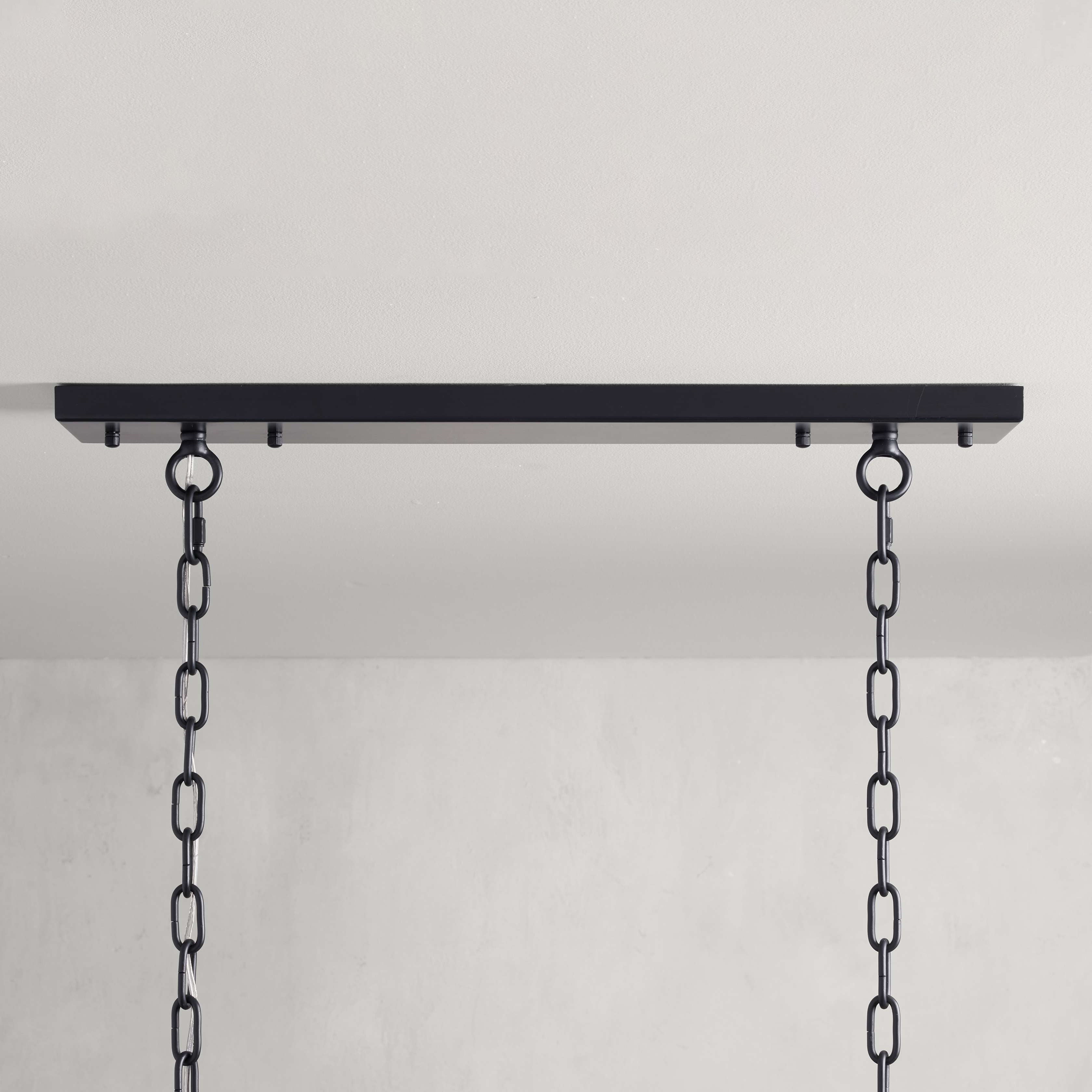 42 inch large Crystal gold black Rectangular modern dining room chandelier