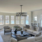 43 Inch Crystal Round Chandelier - Harlow