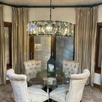 43 Inch Crystal Round Chandelier - Harlow