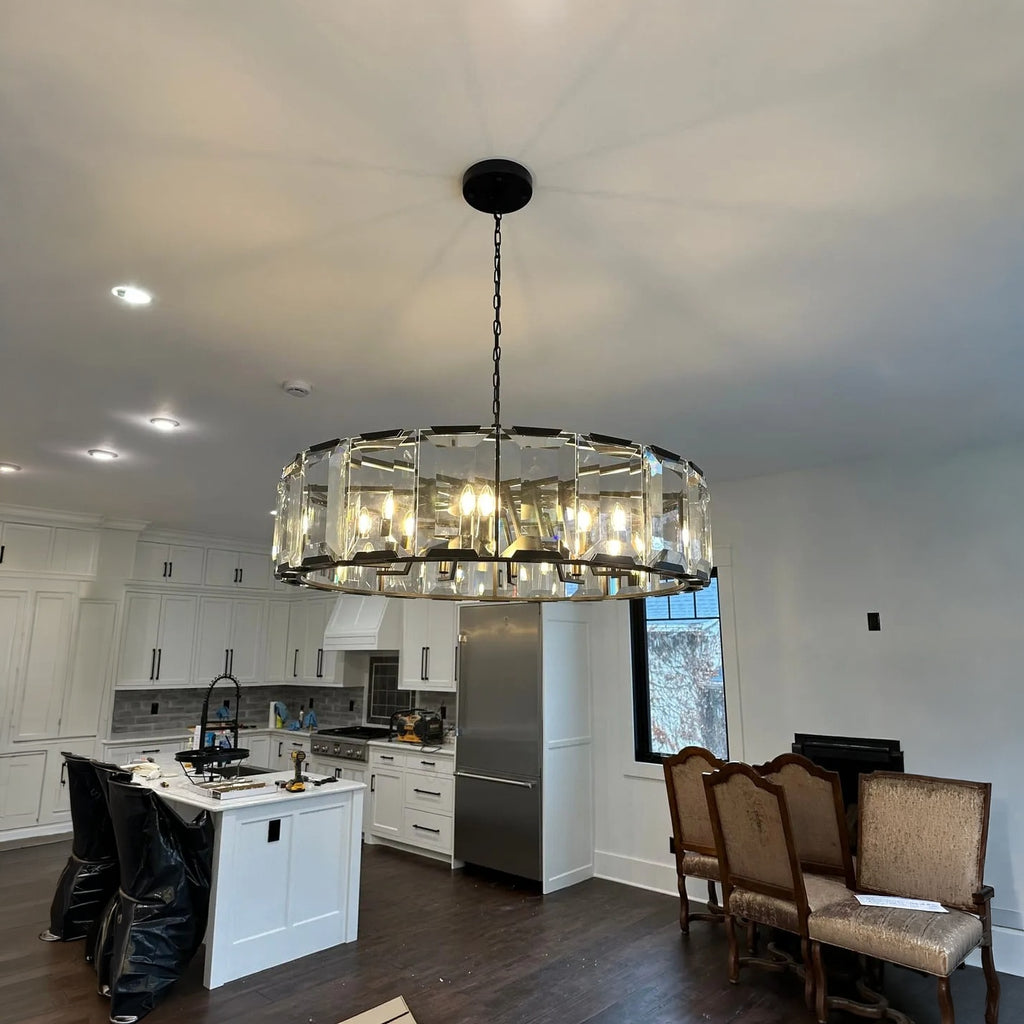 43 Inch Crystal Round Chandelier - Harlow