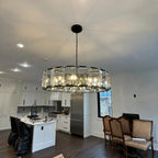 43 Inch Crystal Round Chandelier - Harlow