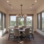 43 Inch Crystal Round Chandelier - Harlow