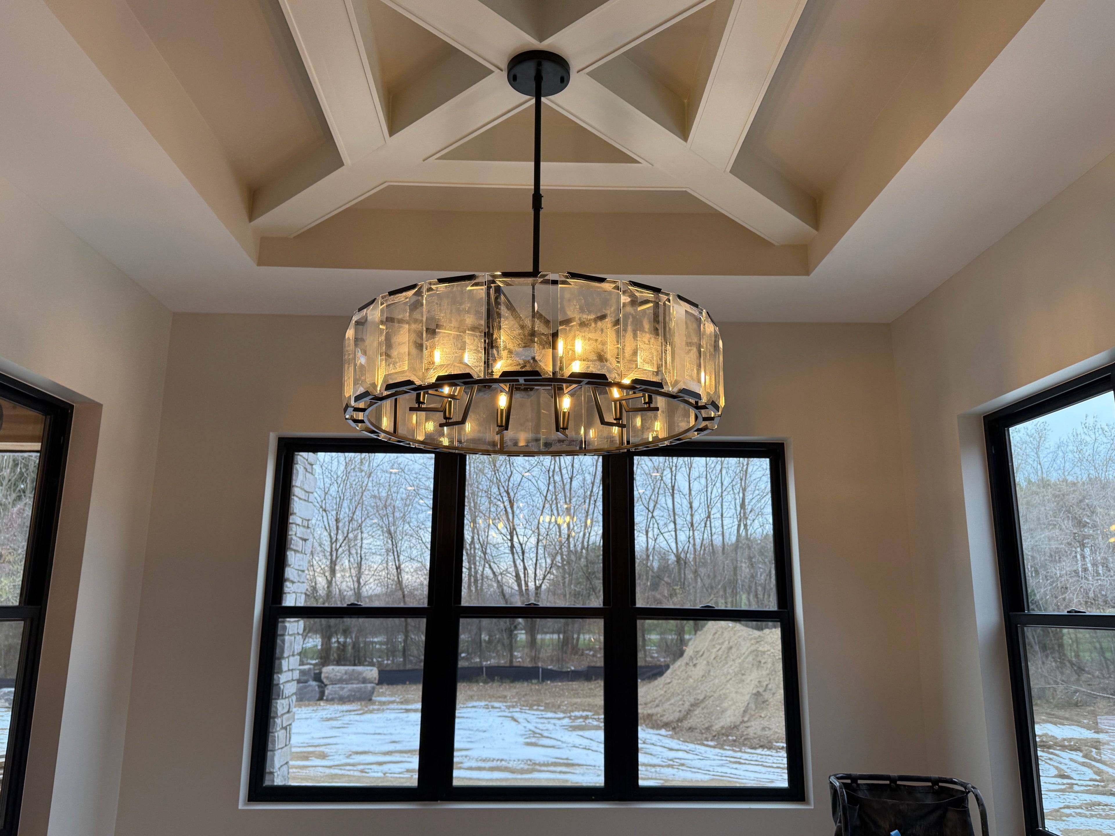 43 Inch Crystal Round Chandelier - Harlow