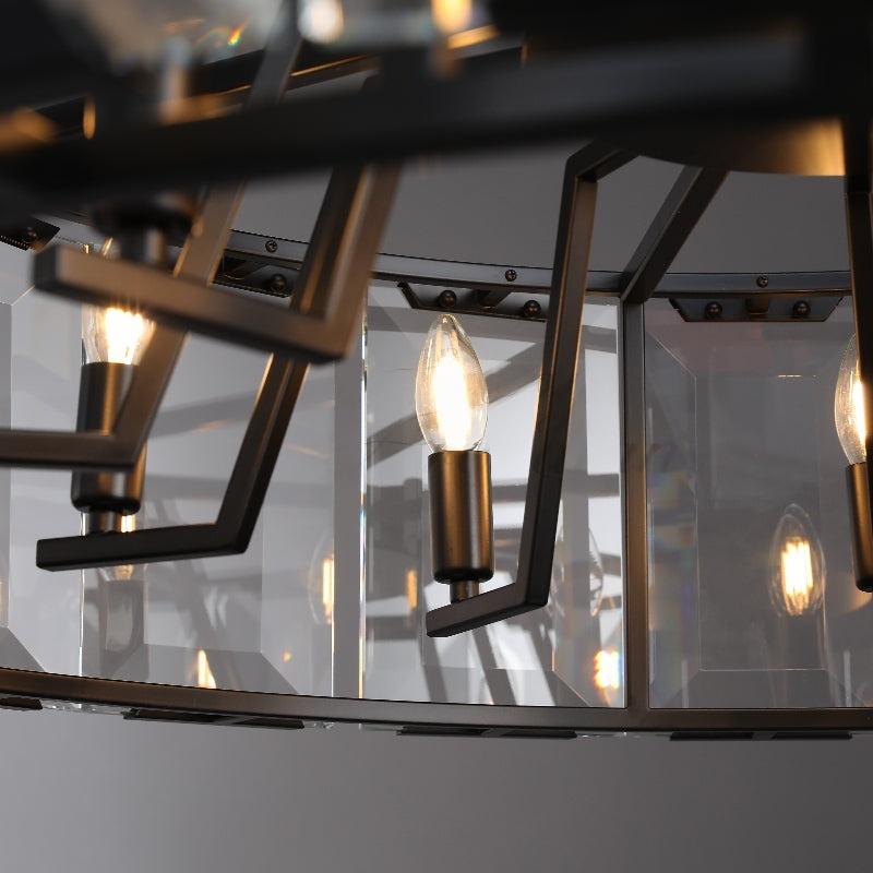 43 Inch Crystal Round Chandelier - Harlow