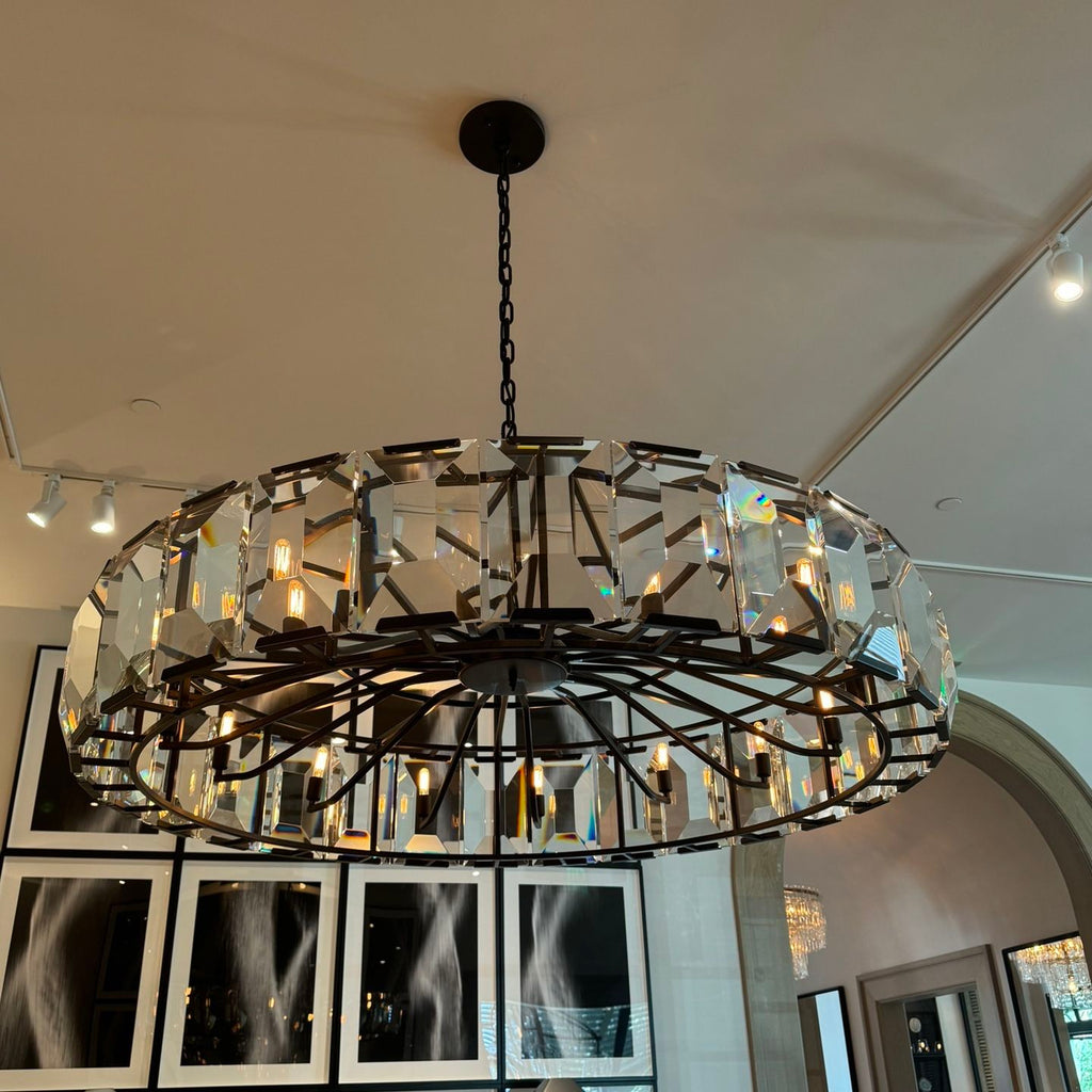 60 Inch Crystal Round Chandelier - Harlow
