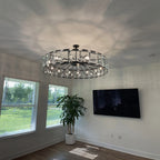 60 Inch Crystal Round Chandelier - Harlow