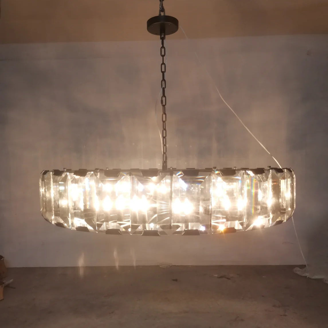 60 Inch Crystal Round Chandelier - Harlow