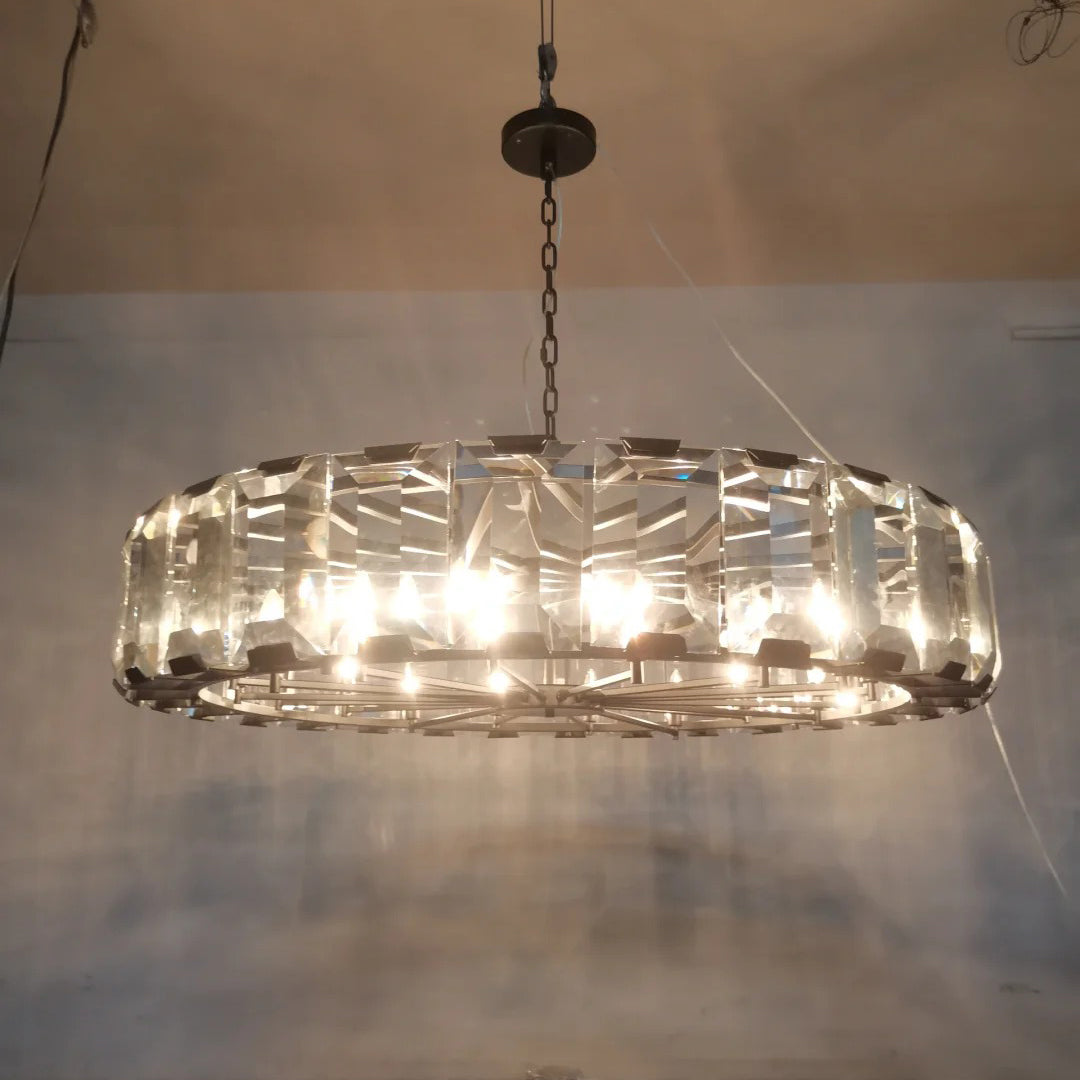 60 Inch Crystal Round Chandelier - Harlow