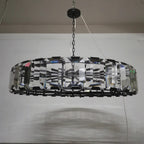 60 Inch Crystal Round Chandelier - Harlow