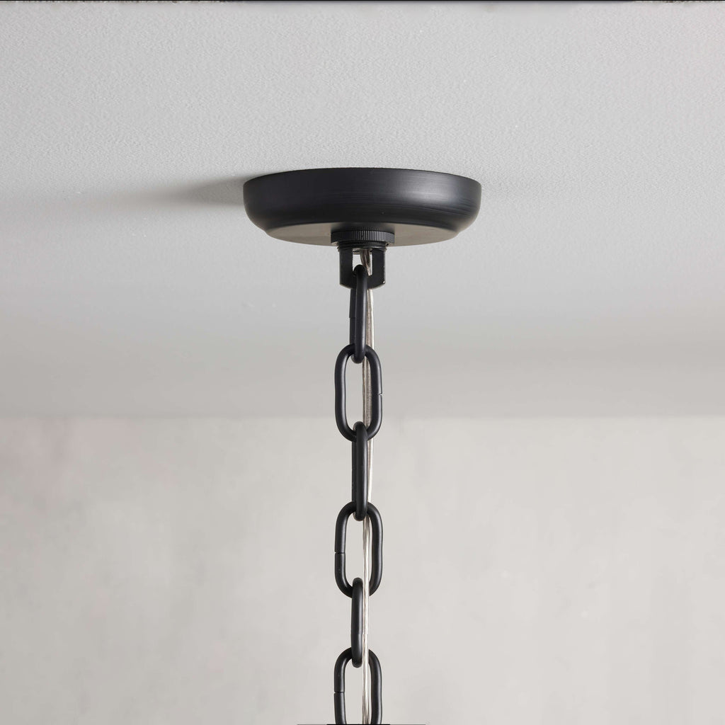 31 inch Crystal gold black round modern dining room bedroom chandelier