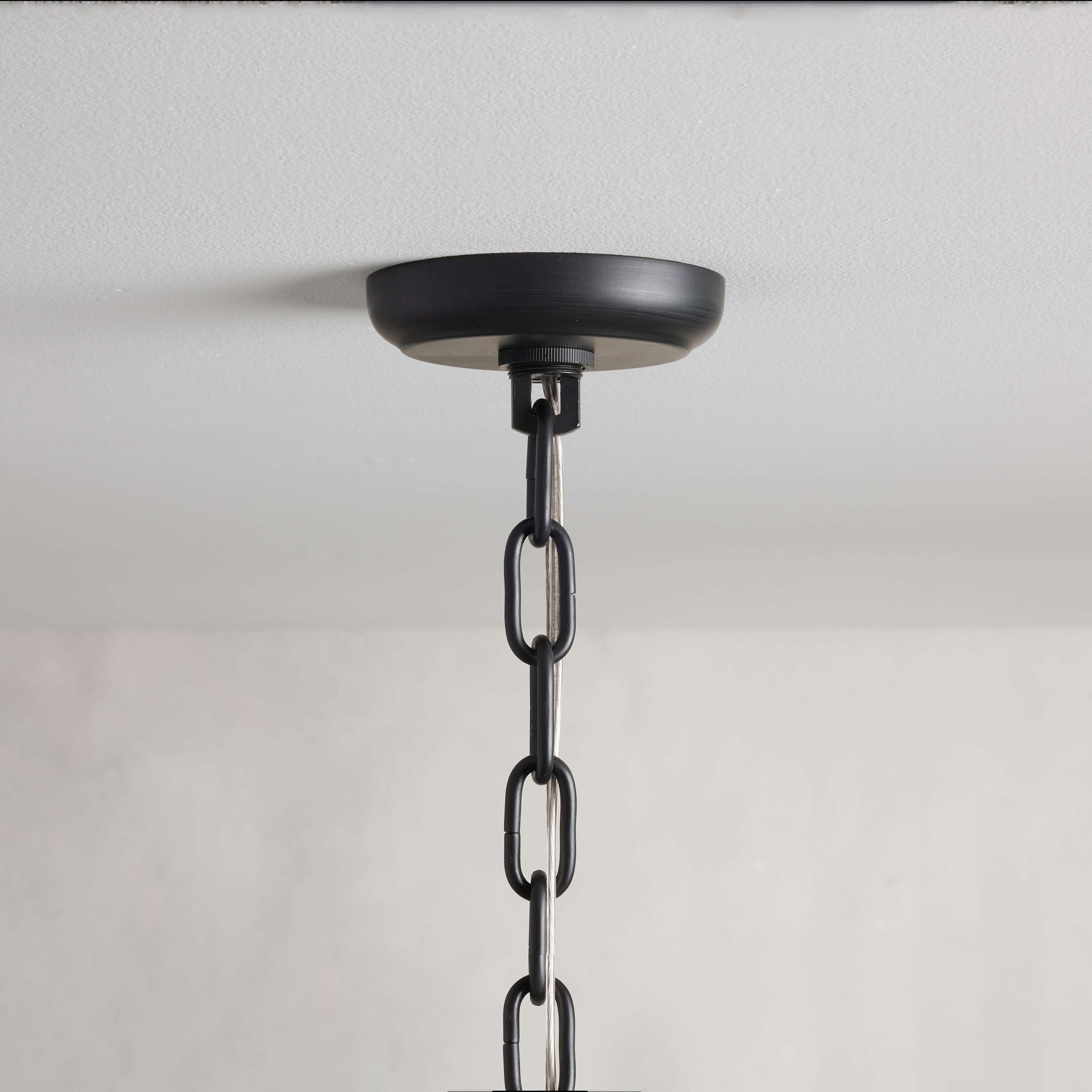 31 inch Crystal gold black round modern dining room bedroom chandelier