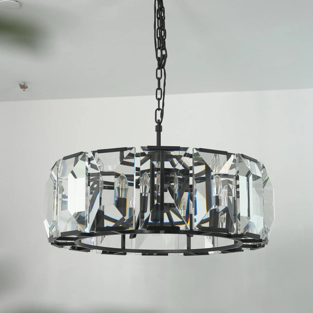 31 Inch Crystal Round Chandelier - Harlow
