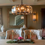 31 Inch Crystal Round Chandelier - Harlow