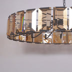 60 Inch Amber Crystal Round Chandelier - Harlow