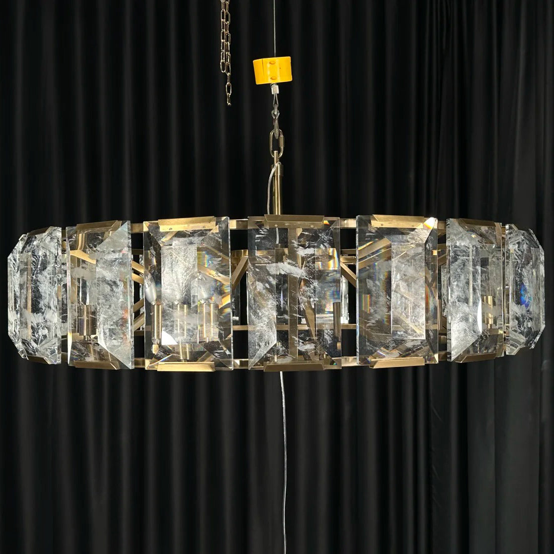 43 Inch Crystal Round Chandelier - Harlow