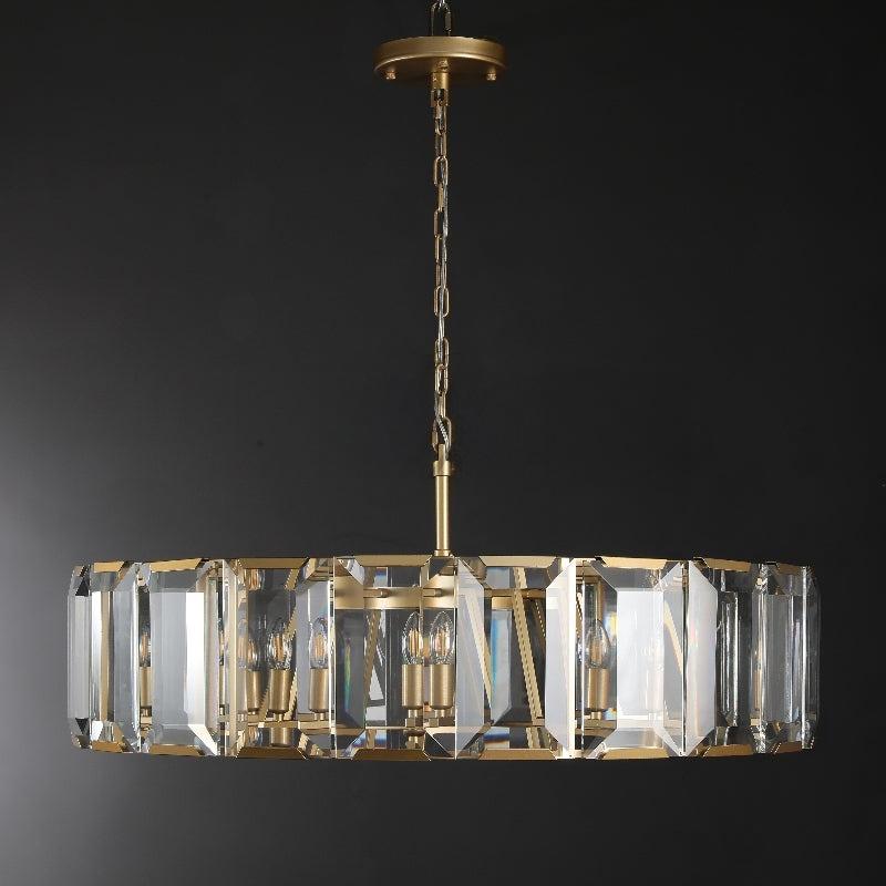 43 Inch Crystal Round Chandelier - Harlow