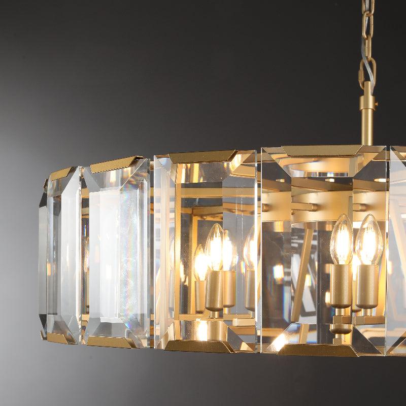 43 Inch Crystal Round Chandelier - Harlow
