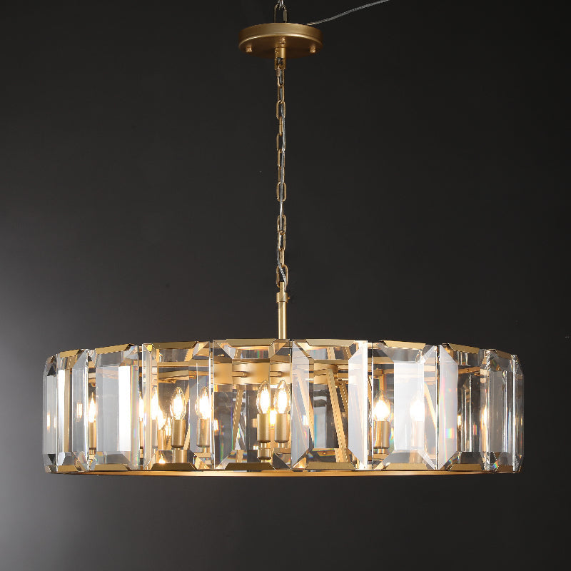 43 Inch Crystal Round Chandelier - Harlow